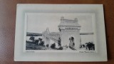 Carte postala, Cerna Voda, Podul Regelui Carol I, 1913