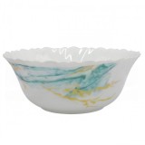 Set 6 Boluri Salata Opal Blue Marble 17cm DNC63104