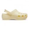 Saboți Crocs Women&#039;s Classic Platform Clog Galben - Buttercream, 34, 36, 38, 39