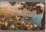 CPIB 23967 - CARTE POSTALA - ABBAZIA, CROATIA, CIRCULATA, 1931, INTERBELICA, STAMPILA, TIMBRE