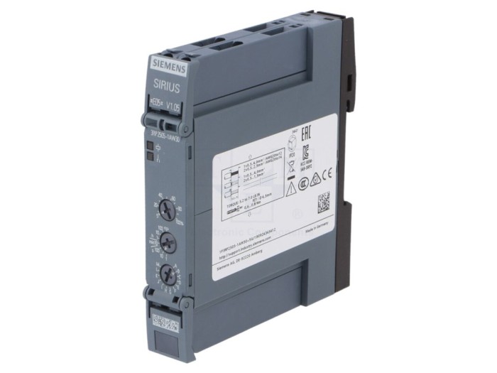 Timer electronic SPDT 0.05s-100h