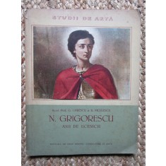 N.GRIGORESCU, ANII DE UCENICIE-ACAD.PROF.G.OPRESCU SI R.NICULESCU,1956