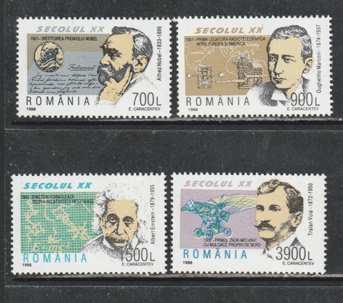 Romania 2005 - #1450 Secolul XX (I) 4v MNH