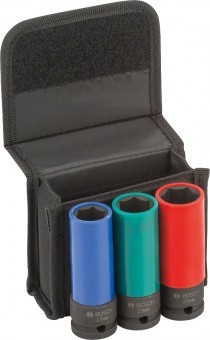 Bosch Set 3 chei tubulare 1/2&amp;quot; adanci 17/19/21 mm - 3165140704168 foto