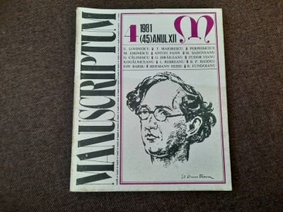 Manuscriptum NR 4/1981 foto