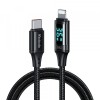 Cablu Date si Incarcare USB-C - Lightning McDodo CA-1030 Display, 36W, 1.2m, Negru, Apple
