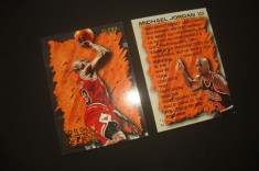 Cartonas de colectie Fleer NBA 96-97 Michael Jordan Hardwood Leader foto