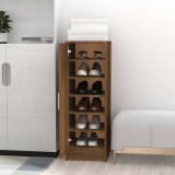 VidaXL Pantofar, stejar maro, 32x35x92 cm, lemn prelucrat