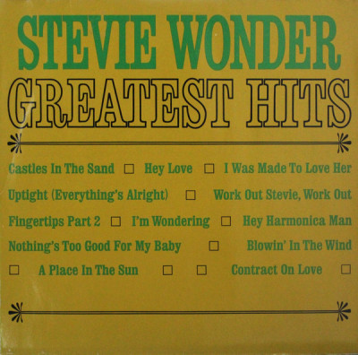 VINIL Stevie Wonder &amp;lrm;&amp;ndash; Greatest Hits (VG+) foto