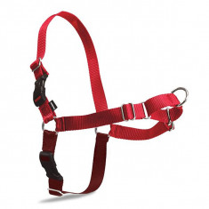 Ham pentru stapinire EasyWalk Harness - M, rosu foto