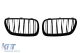 Grile rinichi cu doua fante, finisaj negru lucios, potrivite pentru BMW X3 E83 2007-2010 Performance AutoTuning