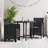 VidaXL Scaun pentru Grădină 2 pcs Antracit Dimensiune: 53 x 49 x 85 cm