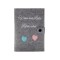 Husa pentru carnetel de maternitate Little Moonshine, 19 x 13.5 cm, textil, multicolor