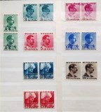 ROMANIA 1940 - Uzuale Carol II - pereche (2 serii) MNH** - LP 140 nestampilate, Regi, Nestampilat