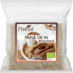 Faina bio din seminte de in, 300g Pronat