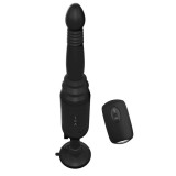 Vibrator Anal Extensibil Ass Thruster, Negru, 30.5 cm