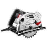 Ferastrau circular Graphite 1500 W cu laser, disc 185 x 20 mm