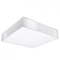 Lustră De Tavan Horus Alb Pvc 3 Becuri Pătrate Minimalistă De Interior