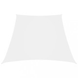 vidaXL Parasolar, alb, 3/5x4 m, țesătură oxford, trapez