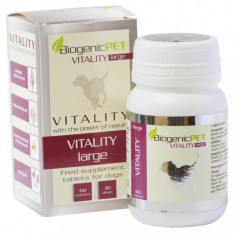 BiogenicPET Vitality Large - supliment alimentar pentru caini - 60 comprimate foto