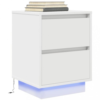 Gossi noptiera cu lumini led alb 38x34x50 cm foto