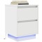 Gossi noptiera cu lumini led alb 38x34x50 cm