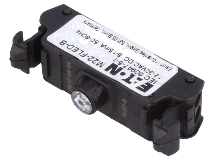 Rezistor LED 22mm albastru