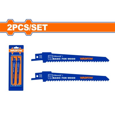 WADFOW - SET LAME FIERASTRAU SABIE - LEMN - 150MM 6TPI PowerTool TopQuality foto