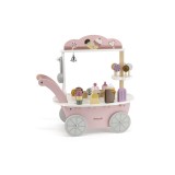 Mini Toneta Inghetata Lemn PolarB Viga, Jucarie Montessori, +3 Ani, Bucatarie Copii, Accesorii Inghetata