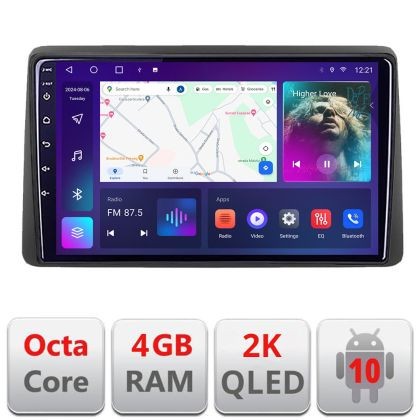 Navigatie Dacia Duster 2023- Android ecran Qled 2K Octa core 4+32 KIT-duster2023+EDT-E409-2K CarStore Technology