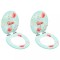 Scaune WC cu capac silentios, 2 buc., MDF, model flamingo