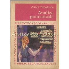 Analize Gramaticale - Aurel Nicolescu