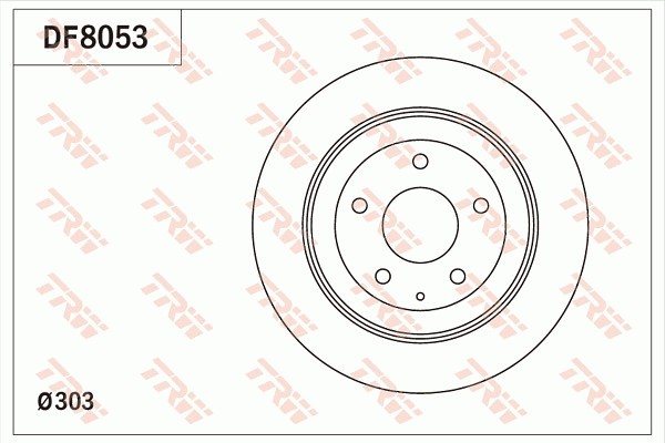 TRW DF8053 Disc frana