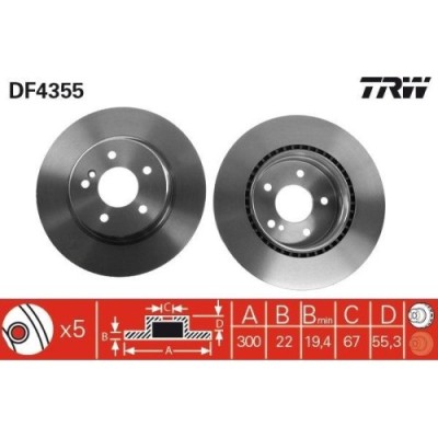 Set disc frana Mercedes Clasa C (W202) 03.93-05.00, Clasa C (W203) 05.00-12.07, Clasa C Coupe (Cl203) 03.01-06.11, Clasa C T-Model (S202) 06.96-03.01 foto