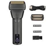 Cumpara ieftin Aparat de Ras Electric Profesional BIRAI R-2025, Acumulator Li-Ion, Autonomie 200 min, Waterproof IPX6, Display LED, USB-C