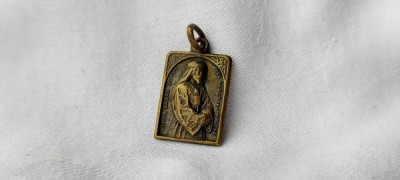 MEDALION ISUS HRISTOS 1900 de colectie SPANIA splendid UNIC superb EXCEPTIONAL foto