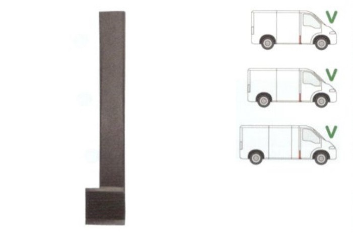 Stalp mijloc Citroen Jumper (230/ 244) 06.1994-08.2006, Fiat Ducato (230/244) 03.1994-09.2006, Peougeot Boxer (230/244) 06.1994-08.2006, partea Dreap