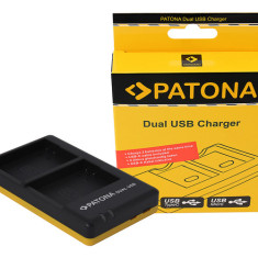 Nikon EN-EL14, ENEL14 incl. Cablu Micro-USB Dual Quick baterie / încărcător de baterii - Patona