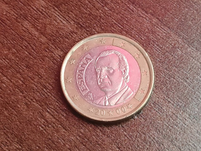 C50 - Moneda foarte veche - 1 euro - Spania - 2000
