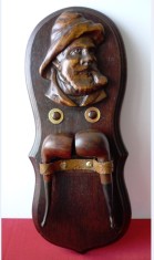 PIPA - PIPE, SUPORT DE PERETE CU 2 PIPE