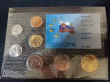 Set Monede Slovacia UNC, Serie Completa 7 Monede, Colectie Numismatica