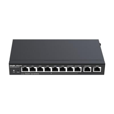 Router 8 x RJ45 1G PoE, 2 x RJ45 1G, Buget PoE 110W, Multi-WAN, Cloud Management - Ruijie RG-EG310GH-P-E foto