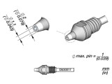 V&acirc;rf 2x1,1mm pentru ciocane de dezlipit JBC TOOLS