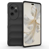 Husa pentru honor 100 pro, antisoc, margini striatii, magic shield, black