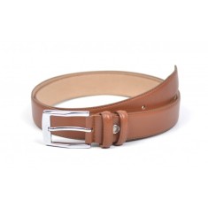 Curea barbati eleganta din piele naturala maro 3.5cm - DR240MD