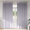 VidaXL Perdele cu perdele 2 pcs Gri metalic 245x140cm Poliester 4107581