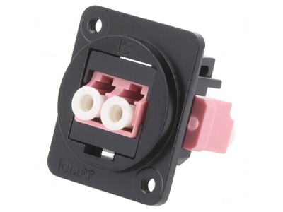 Conector Fibră Optică Duplex Monomod OM4 foto