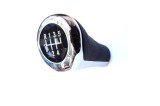 Nuca Schimbator BMW Seria 3 E46 (1998-2006) 5 Viteze Negru Crom Piele Ecologica ALM