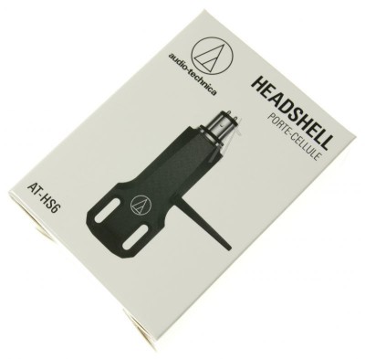 ALUMINIUMSPRITZGUSS HEADSHELL 9 G - SCHWARZ AT-HS6BK pentru pick-up , redare vinil AUDIO-TECHNICA foto