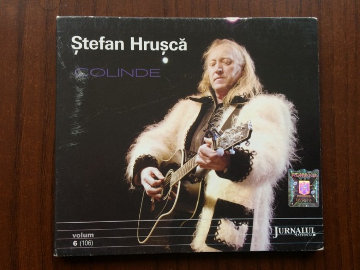 stefan hrusca colinde 2009 cd disc muzica pentru sarbatori folk pop usoara colinde colectia jurnalul national VG+